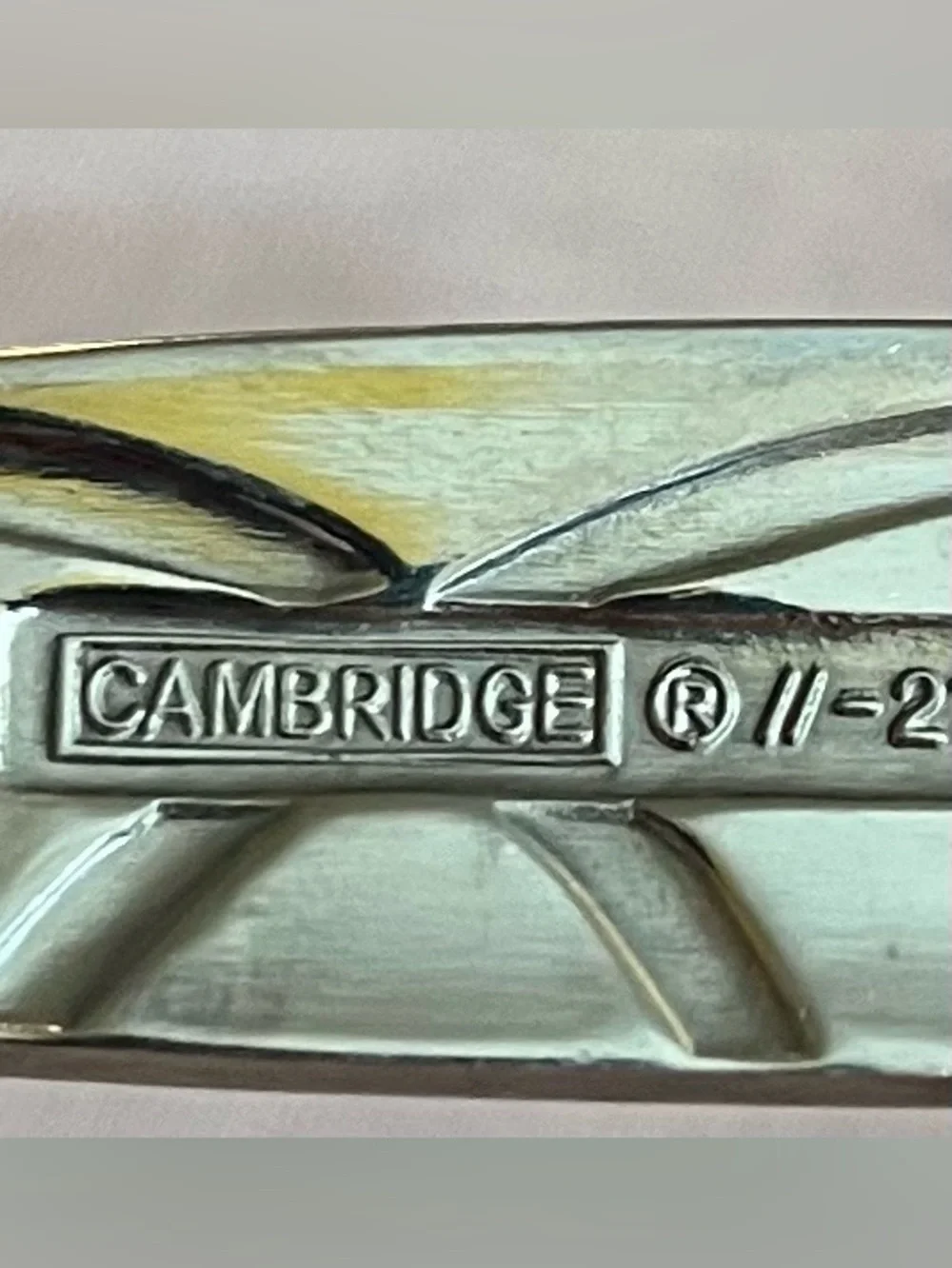 38 piece Cambridge Silversmith Flatware Set, Swirl Sand Pattern
